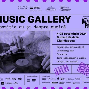 MUSIC GALLERY, singura expoziție despre muzică din România, revine la Muzeul de Artă din Cluj-Napoca