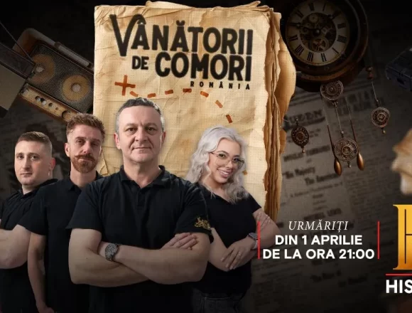 History Channel HISTORY Channel România anunță premiera celui de-al doilea sezon din seria docu-reality „Vânătorii de comori: România”