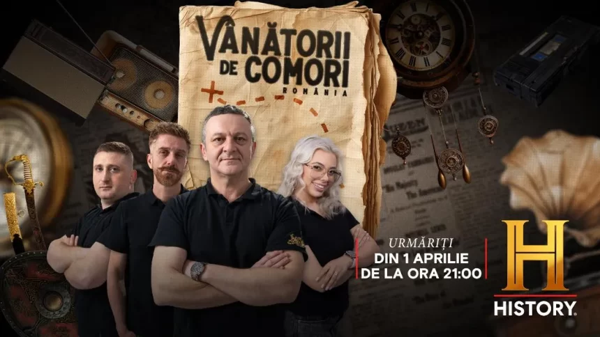 HISTORY Channel România anunță premiera celui de-al doilea sezon din seria docu-reality „Vânătorii de comori: România”