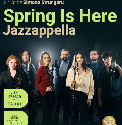 Jazzappella-27-martie-2025 „Spring Is Here”: Jazzappella și Big Band-ul Radio