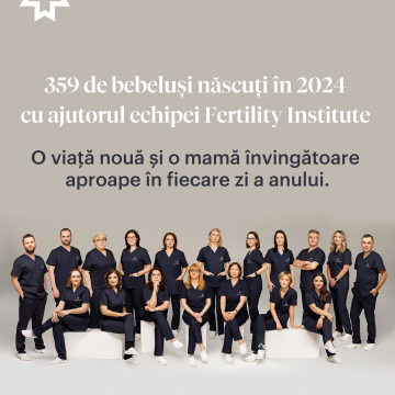 În 2024, 1 copil pe zi s-a născut datorită procedurilor FIV de la Fertility Institute, fosta Columna