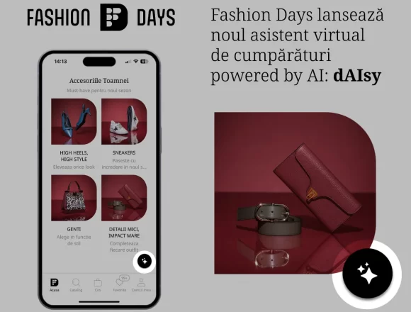 Fashion Days lansează dAIsy: asistentul virtual de cumpărături pentru o experiență de shopping optimizată