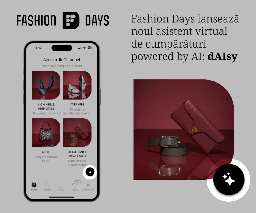 Fashion Days lansează dAIsy: asistentul virtual de cumpărături pentru o experiență de shopping optimizată