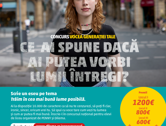 PENNY România devine partener principal al Concursului Național de Eseuri organizat de revista Dilema