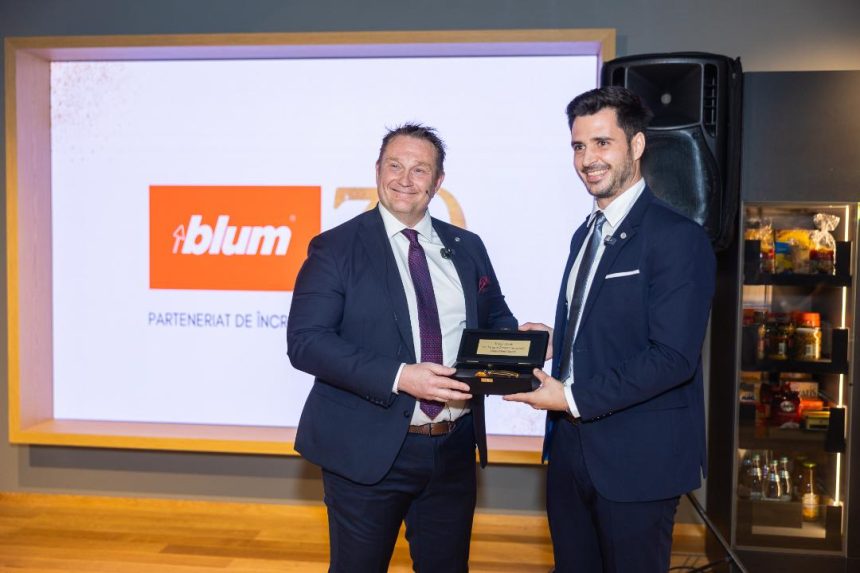 Andrei Emil Miinea, Director General și Andreas Pusch, Regional Director Blum România, 30 de ani de inovație, parteneriate solide și contribuție la transformarea industriei mobilierului