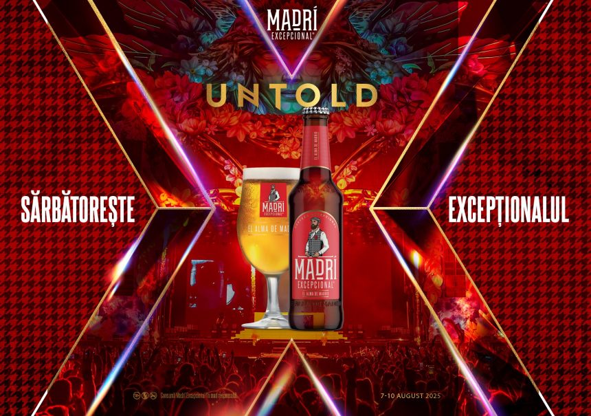 Madrí Excepcional devine berea oficială a festivalului UNTOLD 2025