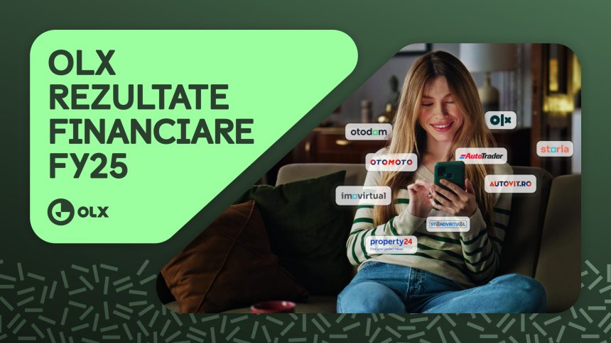 OLX Group încheie anul financiar 2025 cu rezultate solide: venituri în creștere cu 18% și o majorare de 61% a profitului