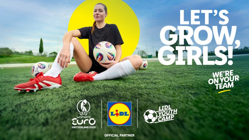 LIDL ADUCE YOUTH CAMP PENTRU FETE LA UEFA WOMEN’S EURO 2025TM