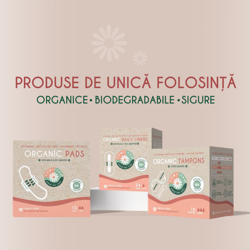 organicE biodegradabile sIGURE 28 Mai, Ziua Internațională a Igienei Menstruale: un apel global pentru educație, sănătate și produse sustenabile