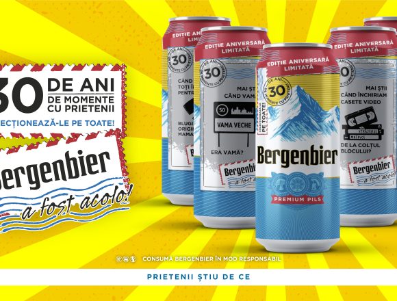 Bergenbier celebrează 30 de ani de prietenie autentică în România