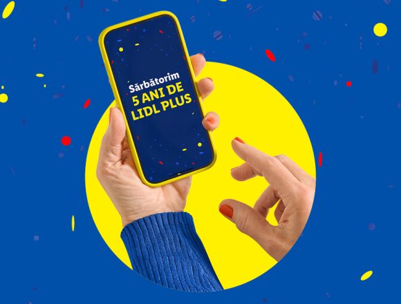 5 ani de Lidl Plus 5 ani de Lidl Plus sărbătoriți cu oferte, reduceri și premii pentru clienți. Știi că merită.