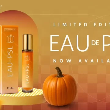 Starbucks lansează EAU de PSL, parfumul inspirat de Pumpkin Spice Latte