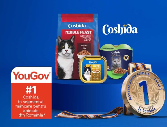 Vizual comunicat de presă Coshida Coshida, marcă proprie Lidl: Performanță și inovație pentru pisica ta. Pentru că știi că merită.