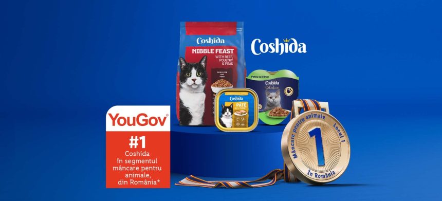 Vizual comunicat de presă Coshida Coshida, marcă proprie Lidl: Performanță și inovație pentru pisica ta. Pentru că știi că merită.