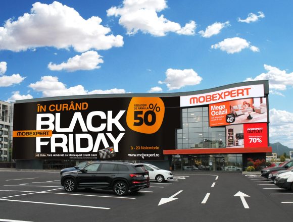 Black Friday spectaculos la Mobexpert: paturi de la 998 de lei, reduceri de până la 75% în Outlet