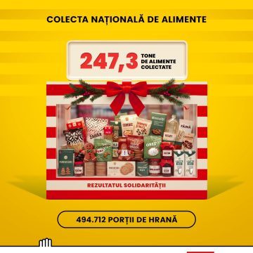 Peste 247.000 kg de alimente donate în magazinele PENNY la Colecta Națională de Alimente – ediția de Crăciun 2025