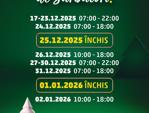 Programul magazinelor PENNY de sărbători