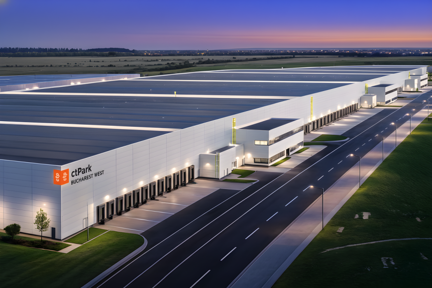 ctpark_bucharest_west_rendering CTP semnează un contract de închiriere pe 11 ani cu LPP Logistics pentru un nou centru de distribuție de 60.000 mp, extinzându-și prezența la CTPark Bucharest West la 125.000 mp