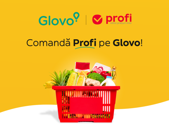 Profi și Glovo își extind parteneriatul: peste 230 de magazine disponibile în aplicație, în 56 de orașe din România