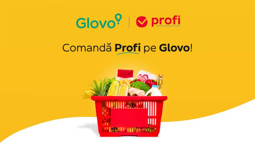 Profi și Glovo își extind parteneriatul: peste 230 de magazine disponibile în aplicație, în 56 de orașe din România