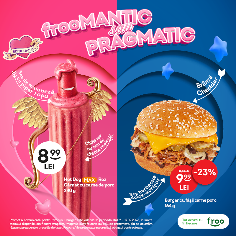 froo-vday Froo transformă Valentine’s Day într-o alegere jucăușă: „Froomantic sau Pragmatic?”