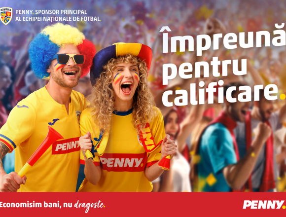 PENNY susține echipa națională a României la barajul cu Turcia pentru World Cup 2026