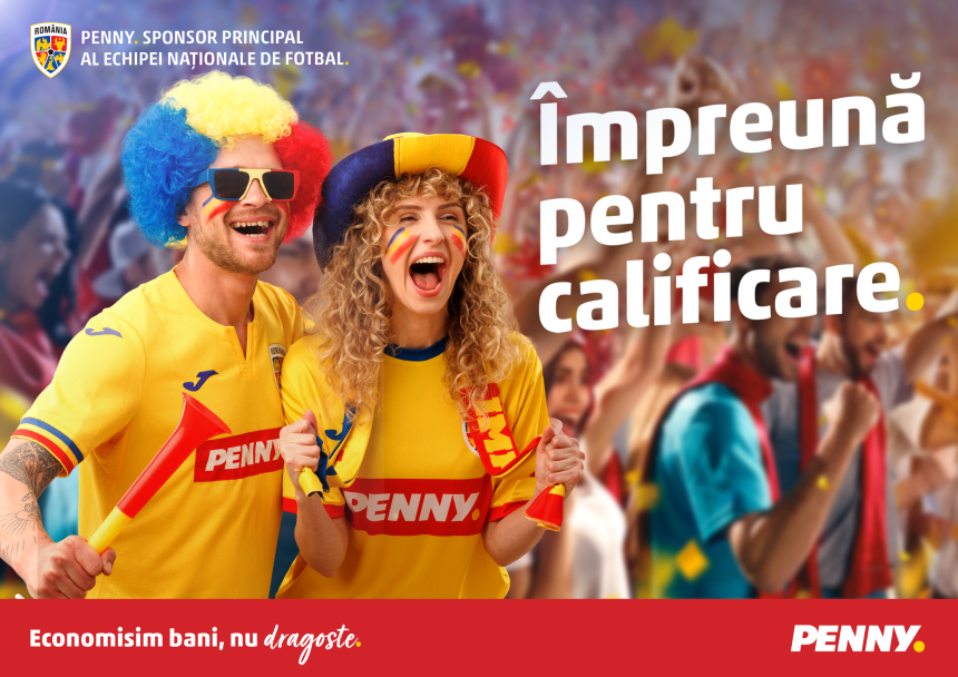 PENNY susține echipa națională a României la barajul cu Turcia pentru World Cup 2026