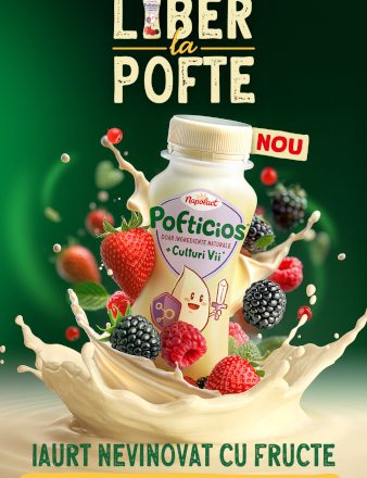 Cohn&Jansen și Napolact dau “liber la pofte” cu noul iaurt Pofticios