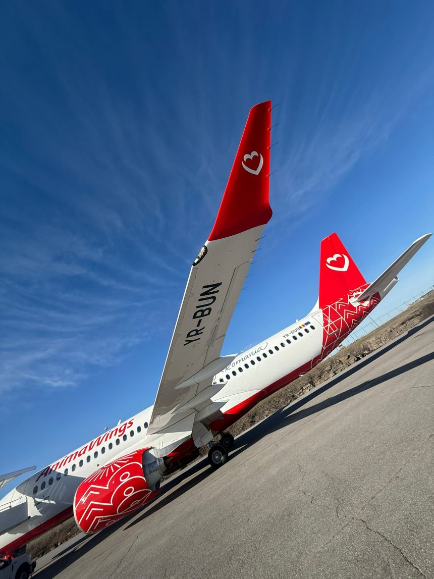 AnimaWings a recepționat cea de-a șaptea aeronavă de nouă generație și anunță șase rute noi din Timișoara, Cluj-Napoca și București