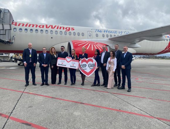 AnimaWings inaugurează din 30 martie zborurile București – Geneva: singura conexiune directă către unul dintre cele mai importante hub-uri diplomatice și financiare din Europa