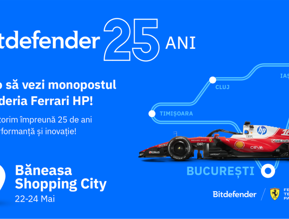 Băneasa Shopping City continuă să aducă mai aproape de public universul Formula 1