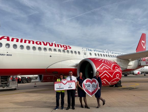 AnimaWings inaugurează noi rute directe către Olbia și Salonic din Cluj-Napoca, Timișoara și Iași