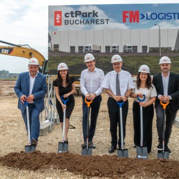 Groundbreaking event CTP x FM Logistic FM Logistic se extinde în CTPark Bucharest, iar parteneriatul ajunge la 116.000 mp în parcurile industriale CTP din România