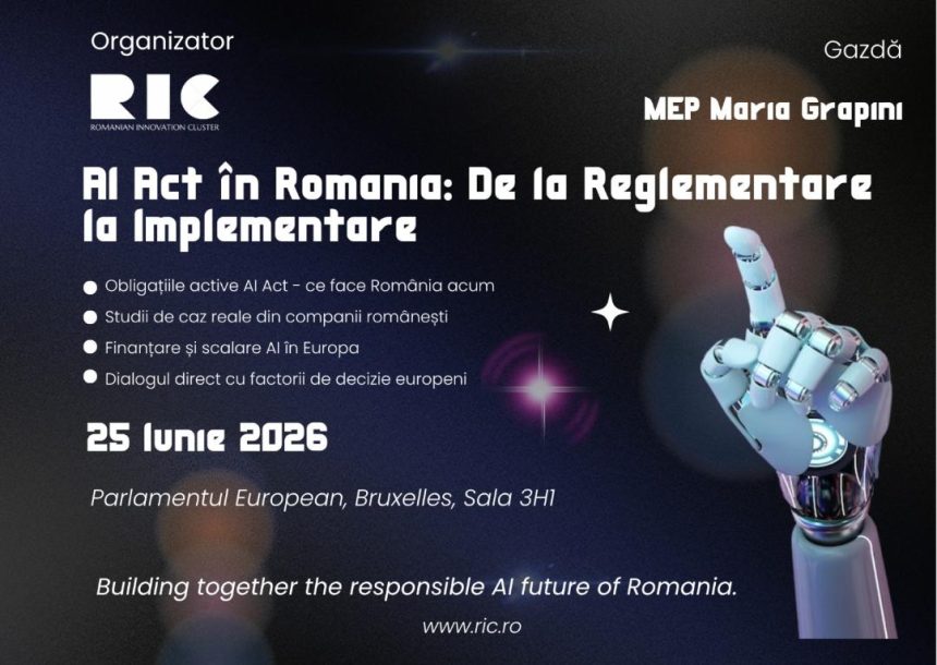KV1 Implementarea AI Act, între reglementare și competitivitate: România deschide dialogul european