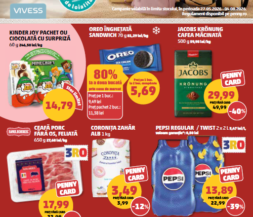 PENNY România: program normal de Rusalii și 1 iunie, cu oferte de sezon în toate magazinele