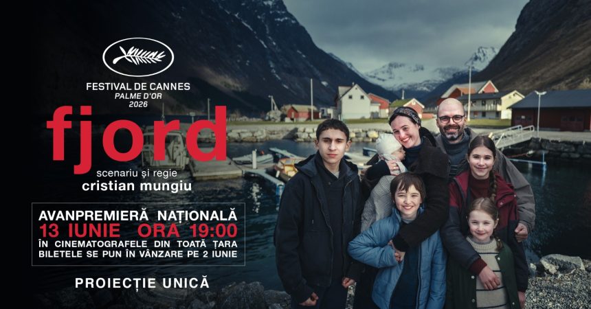 „Fjord”, noul Palme d’Or semnat de Cristian Mungiu, poate fi văzut pe 13 iunie la CINEMAX Veranda Mall