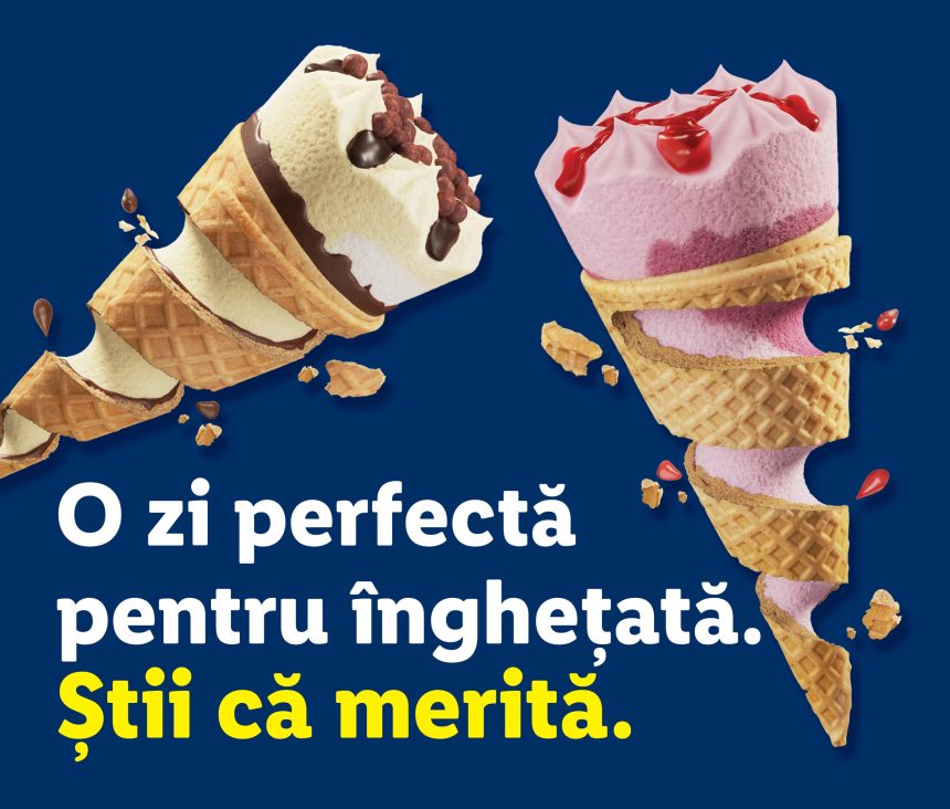 Calitate românească pe piețe europene: Lidl România facilitează exportul de înghețată produsă local către șapte piețe europene