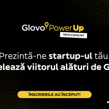 Glovo Power UP_Tech Catalyst Glovo lansează cea de-a doua ediție Tech Catalyst România, competiția dedicată startup-urilor urbane aflate în etapa de scalare