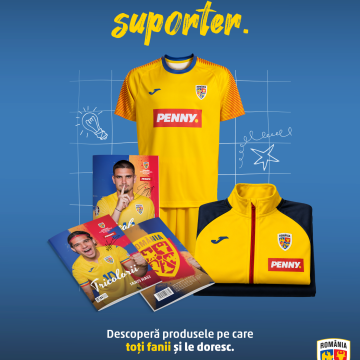 KV_articole PENNY x FRF PENNY și FRF aduc spiritul Echipei Naționale mai aproape de fani prin rechizitele „Tricolorii” și echipamentele sportive de suporter